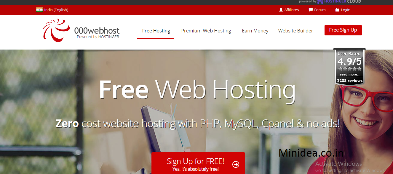 000 free webhosting