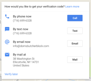 how to verify your business on Google