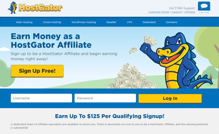 hostgator web hosting affiliate program