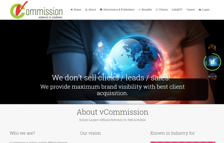 vcommission affiliate network