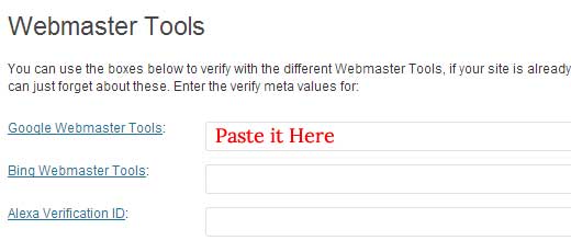 google webmaster tools