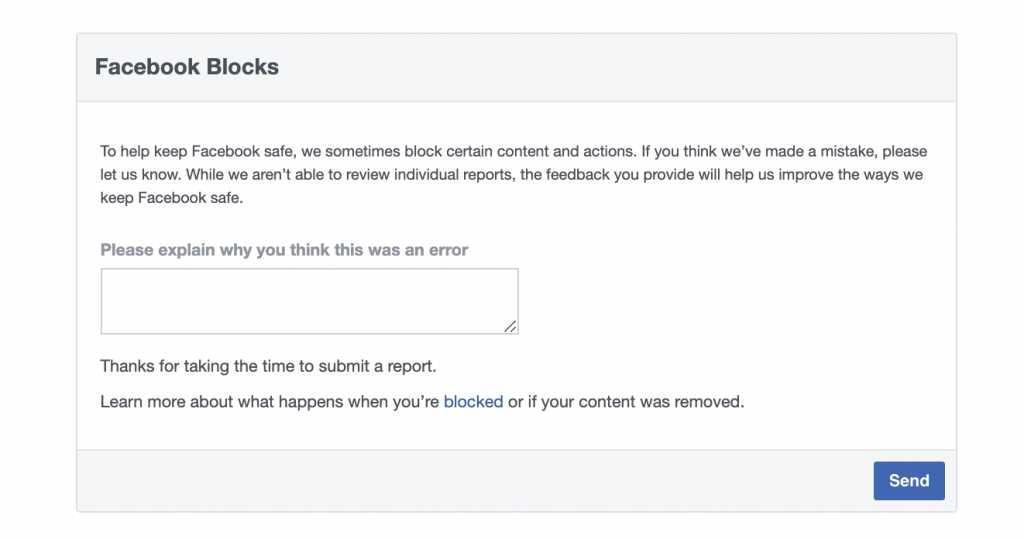 How to Unblock link on Facebook