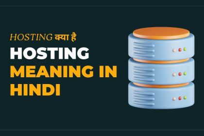 Hosting meaning in hindi