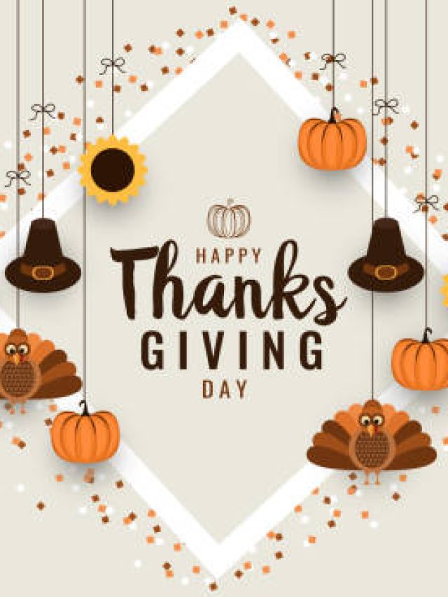 Thanksgiving card or background. vector illustration.