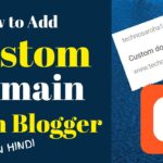 Add custom domain with blogger