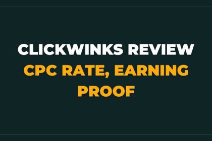 Clickwinks Review Payment Proof