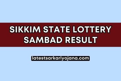 Sikkim State Lottery Result Today