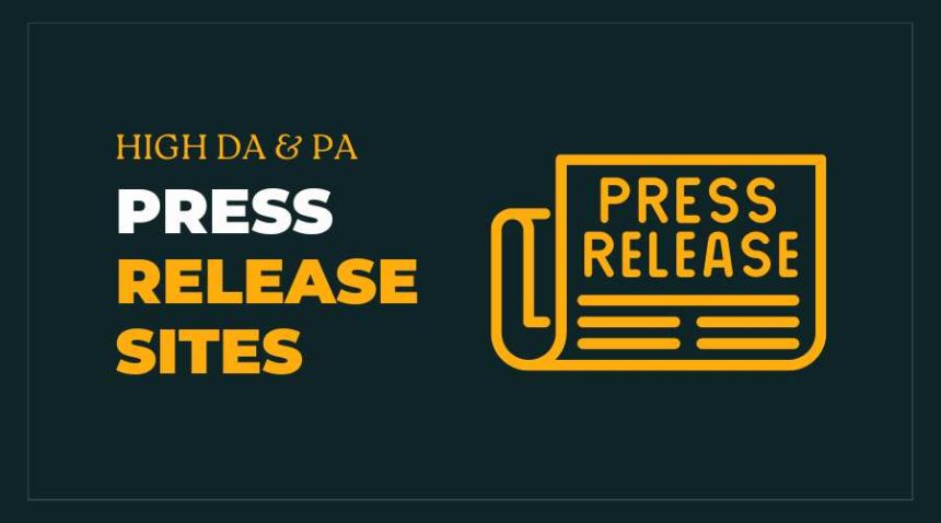 High DA Press Release Submission Sites List