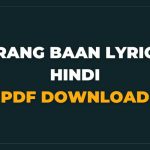 Bajrang Baan lyrics in Hindi PDF Download