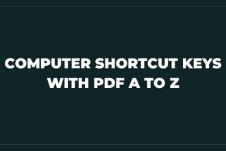 Computer Shortcut Keys With Pdf A to Z