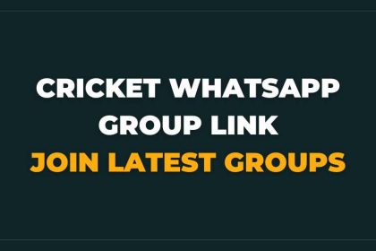 Cricket WhatsApp Group Link Updated