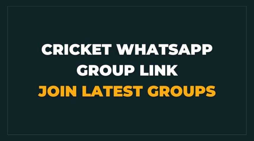 Cricket WhatsApp Group Link Updated