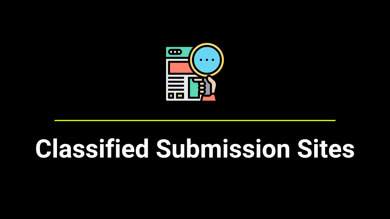 High DA USA Classified Submission Sites List