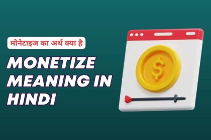 Monetize Meaning In Hindi