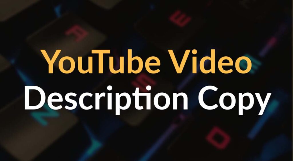 YouTube Video Description Optimize Kaise Kare