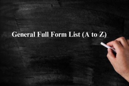 complete a to z full form list