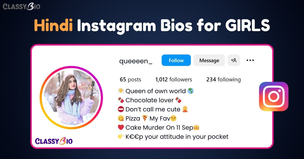 Best Instagram Bio in Hindi