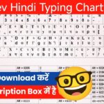 Hindi Typing Keyboard Chart