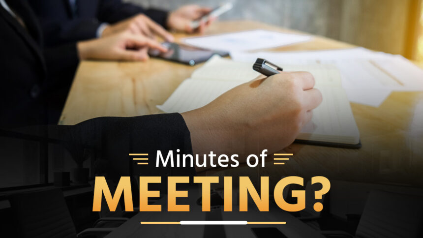 Minutes of Meeting in Hindi