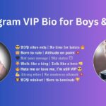 VIP Instagram Bios for Boys