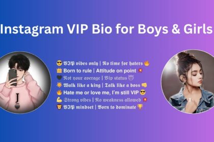 VIP Instagram Bios for Boys