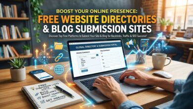 Free Website Directories and Blog Submission Sites