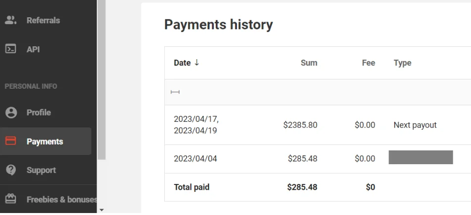 Adsterra Payment Proof