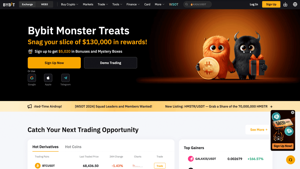 best no kyc crypto exchanges bybit
