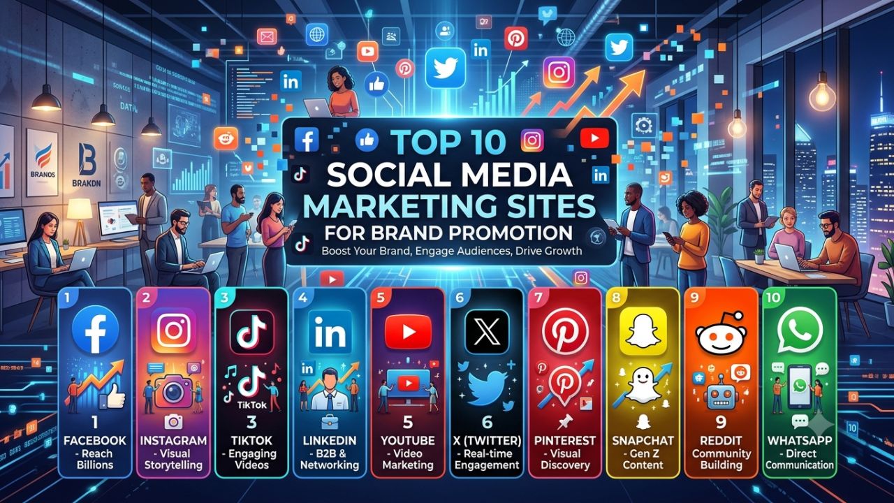 Social Media Marketing Sites For Brand Promote