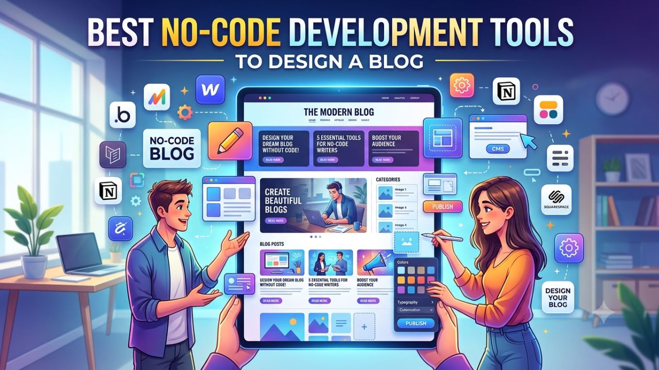 Best No Code Development Tools to Design A Blog