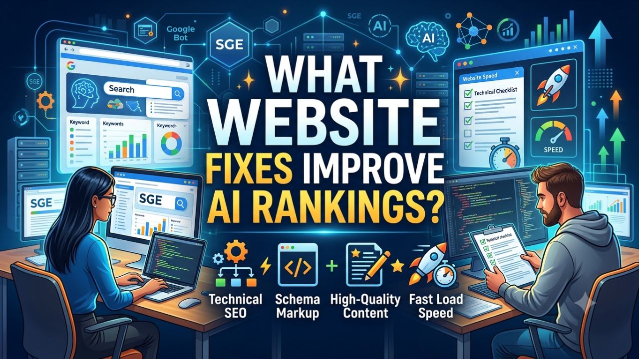 What Website Fixes Improve AI Rankings
