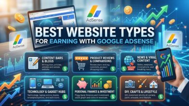 Best Website Types For Earning with Google AdSense