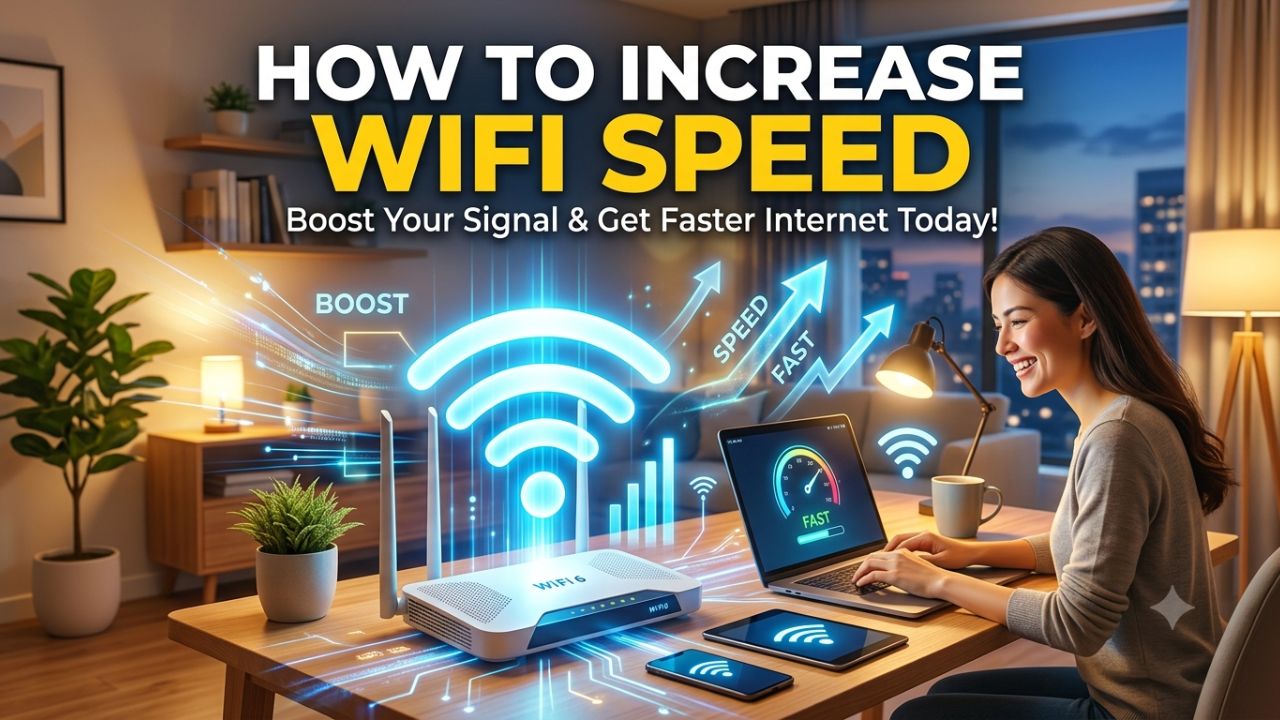 How to Increase wifi Speed